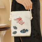 Beth and Brian Qipao-CY 3D embroidered phone pouch, Chinese style Qipao bag