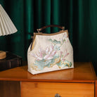 Beth and Brian Qipao-CY Floral embroidery, hand-made Chinese Style Qipao bag