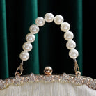 Beth and Brian Qipao-CY Hand-made, pearl Chinese style Qipao bag