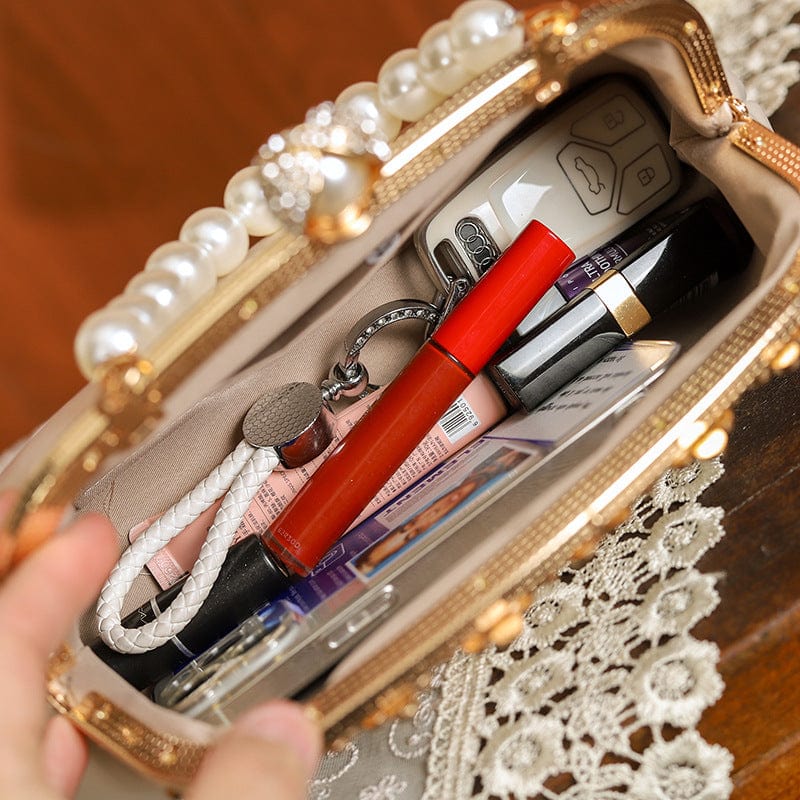 Beth and Brian Qipao-CY Hand-made, floral embroidery, hand-made Chinese Style Qipao bag