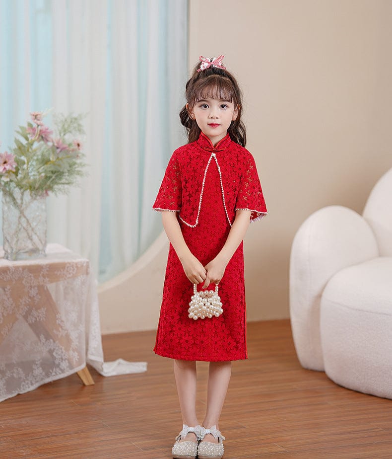 Beth and Brian Qipao-HGY Chinese New Year qipao for little girls