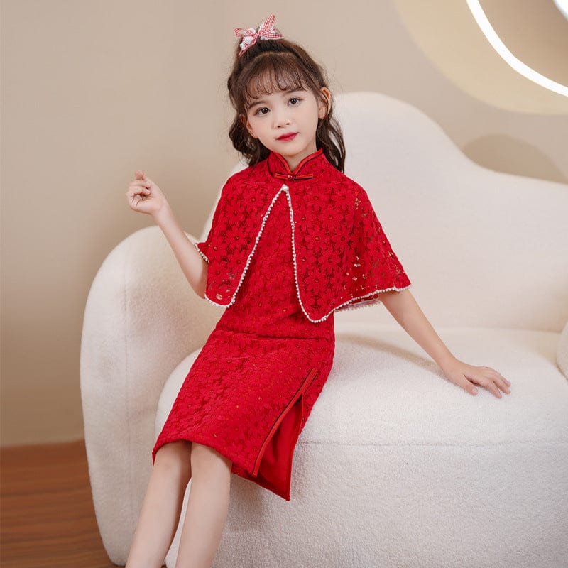 Beth and Brian Qipao-HGY Chinese New Year qipao for little girls