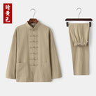 Linen fabric, Chinese Tang Suit, Tai-chi Suit, Kong fu Suit