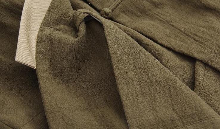 Cotton Tang suit shirt, Chinese traditional Martial Arts suit shirt