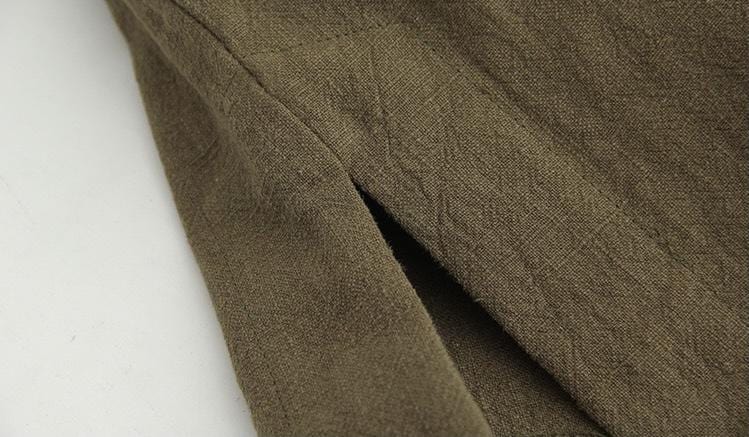 Cotton Tang suit shirt, Chinese traditional Martial Arts suit shirt
