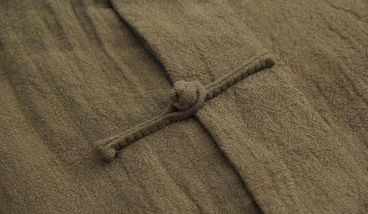 Cotton Tang suit shirt, Chinese traditional Martial Arts suit shirt