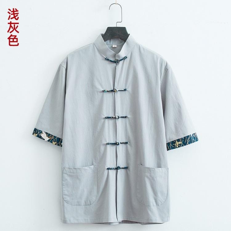 Cotton fabric, Chinese traditional Tang suit shirt