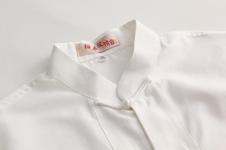 Cotton fabric, Tang suit shirt, Chinese kung fu shirt