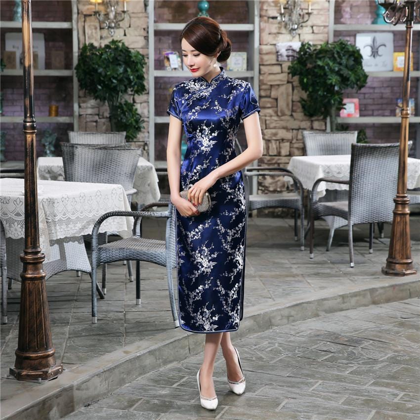 Chinese qipao dress plus size 2025