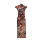 Beth and Brian Qipao - LHYT Chinese retro style, artificial silk long Qipao