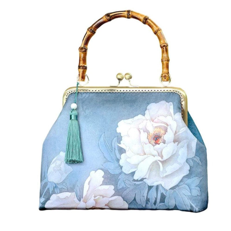 Floral patter, hand-made Chinese Style Qipao bag