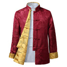 Beth and Brian Qipao - JXGZ Chinese Men double sided Tang suit Jacket, Wedding tang suit jacket