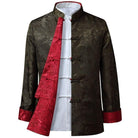 Beth and Brian Qipao - JXGZ Chinese Men double sided Tang suit Jacket, Wedding tang suit jacket