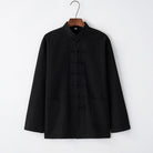 Beth and Brian Qipao-BXXGSF Linen fabric, Chinese Tang Suit set, Kong fu Suit set