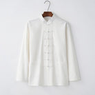 Beth and Brian Qipao-BXXGSF Linen fabric, Chinese Tang Suit set, Kong fu Suit set