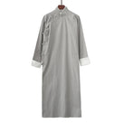 Beth and Brian Qipao - YTTZ Cotton fabric, Chinese Tang suit set and Crosstalk gown