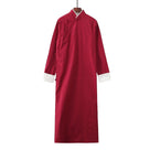 Beth and Brian Qipao - YTTZ Cotton fabric, Chinese Tang suit set and Crosstalk gown