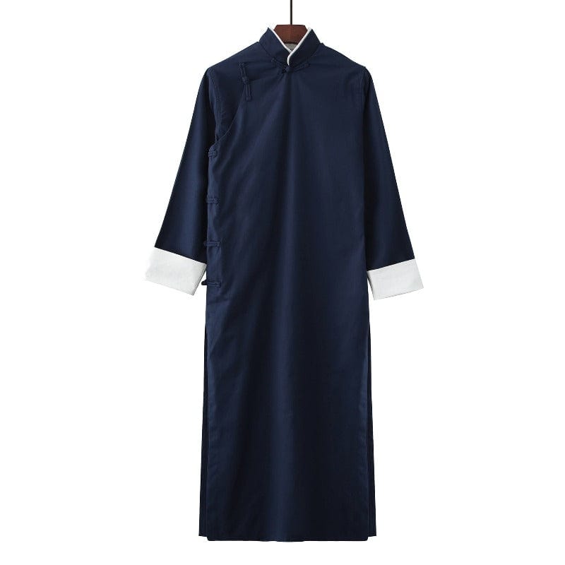 Beth and Brian Qipao - YTTZ Cotton fabric, Chinese Tang suit set and Crosstalk gown