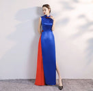 Beth and Brian Qipao - SDX Old Shanghai style, satin fabric long Qipao