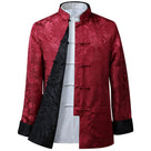 Beth and Brian Qipao - JXGZ Chinese Men double sided Tang suit Jacket, Wedding tang suit jacket